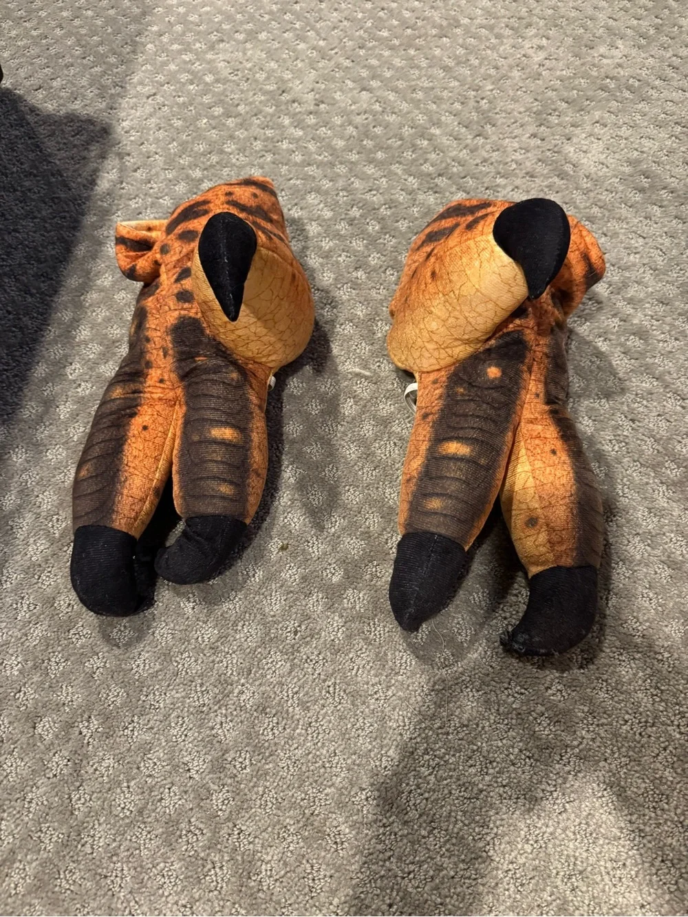 Kids Orange dinosaur Halloween costume